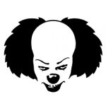 It - Pennywise the Clown Stencil