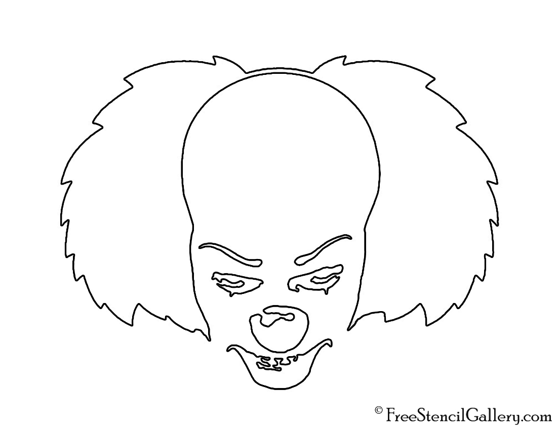 It Pennywise the Clown Stencil Free Stencil Gallery