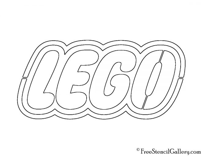 Lego Logo Stencil