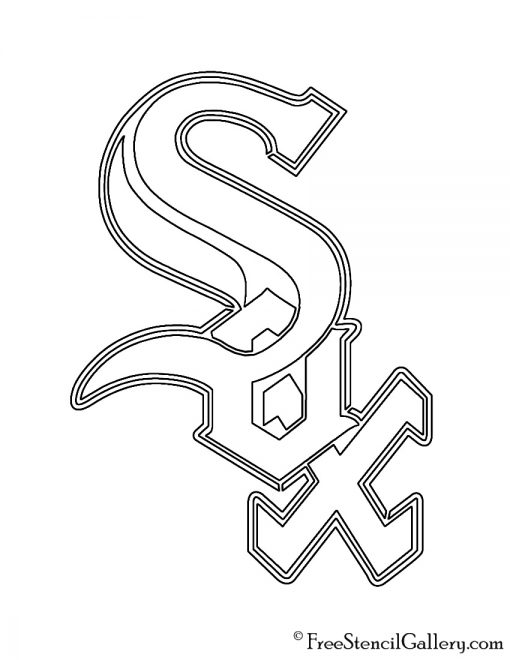 MLB - Chicago White Sox Logo Stencil