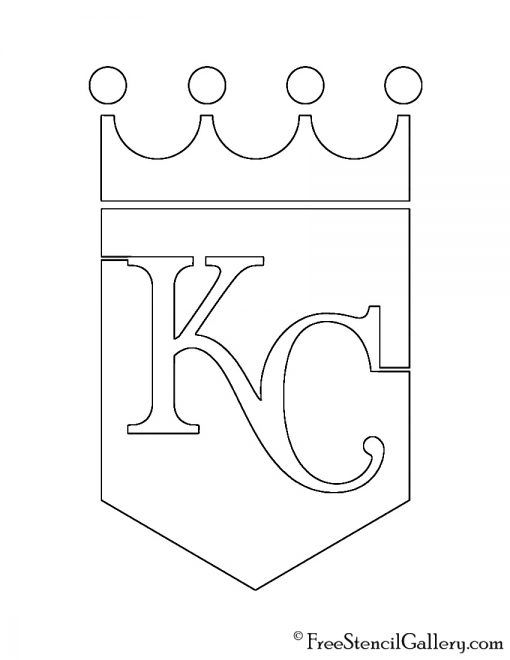 MLB - Kansas City Royals Logo Stencil