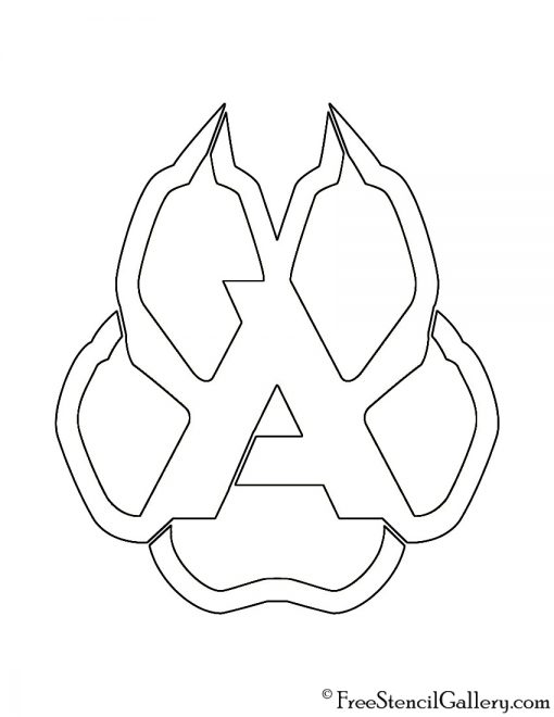NHL - Arizona Coyotes Logo Stencil