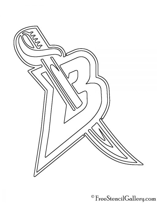 NHL - Buffalo Sabers Logo Stencil