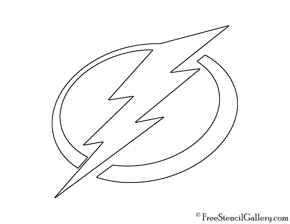 NHL Tampa Bay Lightning Logo Stencil Free Stencil Gallery