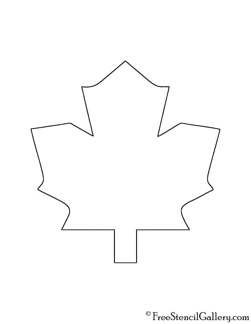 NHL Toronto Maple Leafs Logo Stencil Free Stencil Gallery