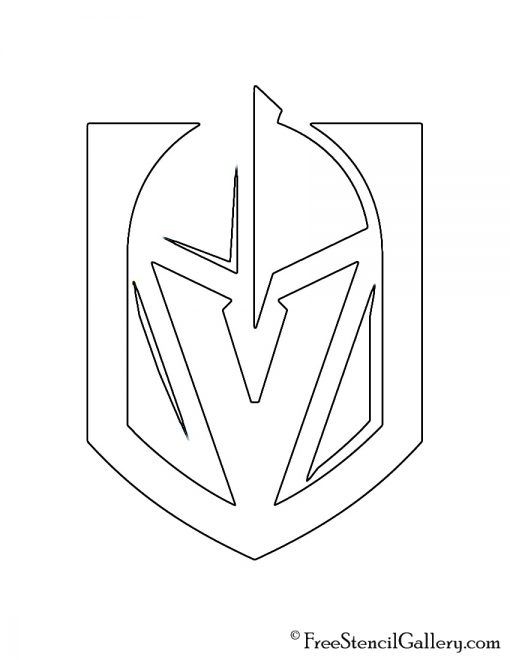 NHL - Vegas Golden Knights Logo Stencil