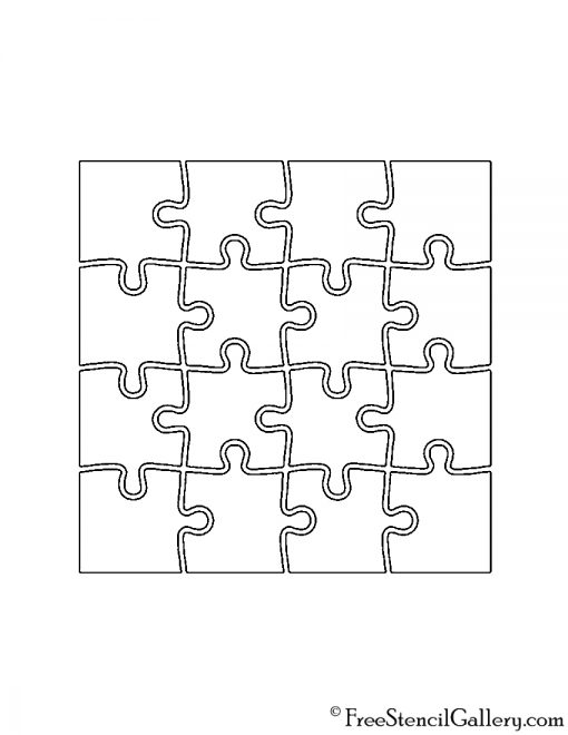 Puzzle Stencil