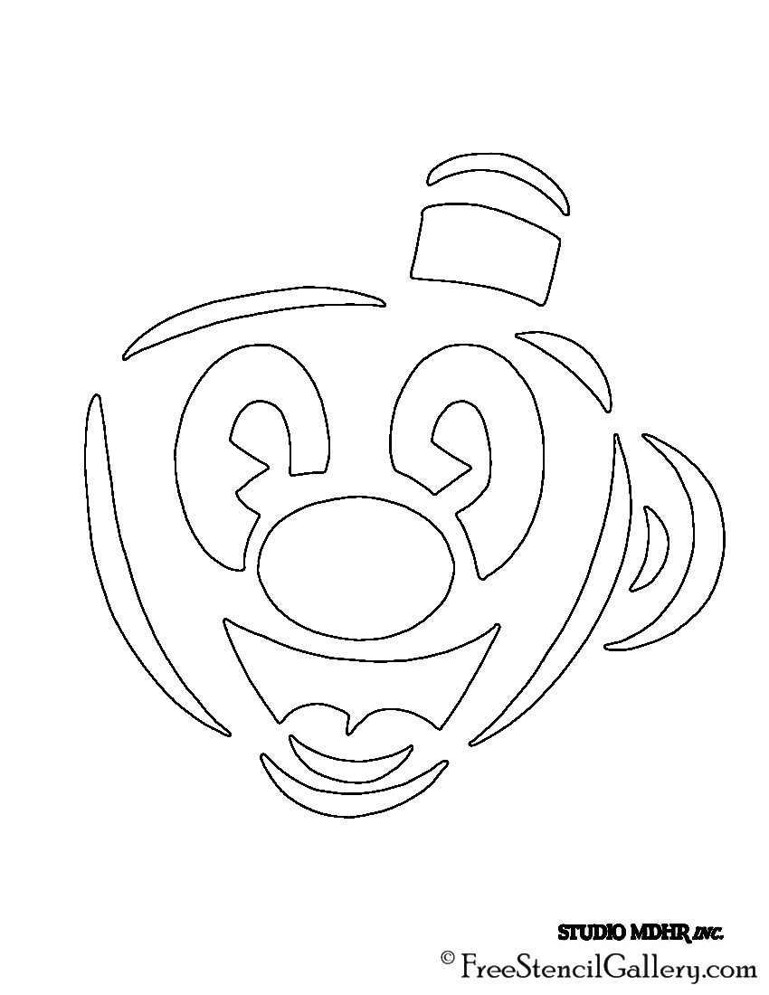 Cuphead Mugman Stencil Free Stencil Gallery