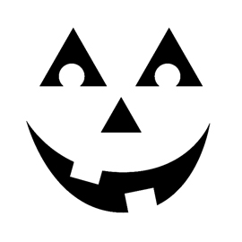 jack o lantern face cut outs