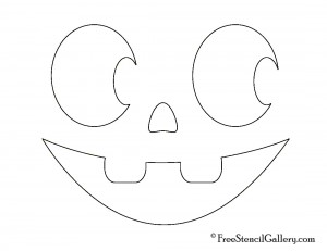 Jack-O-Lantern Face 32 | Free Stencil Gallery