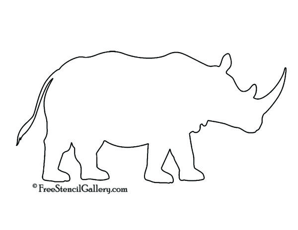 rhinoceros-silhouette-stencil-free-stencil-gallery