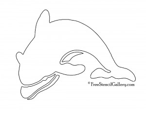 Dolphin Stencil | Free Stencil Gallery