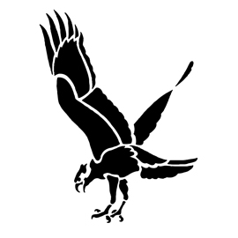 Hawk Stencil