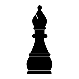 Chess Piece – Bishop Stencil