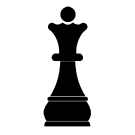 Chess Piece - Queen Stencil