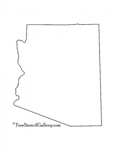 Arizona Stencil | Free Stencil Gallery