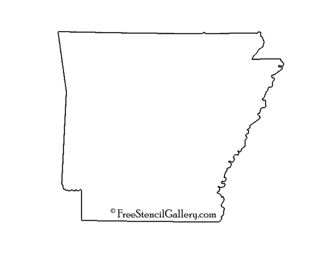 Arkansas Stencil