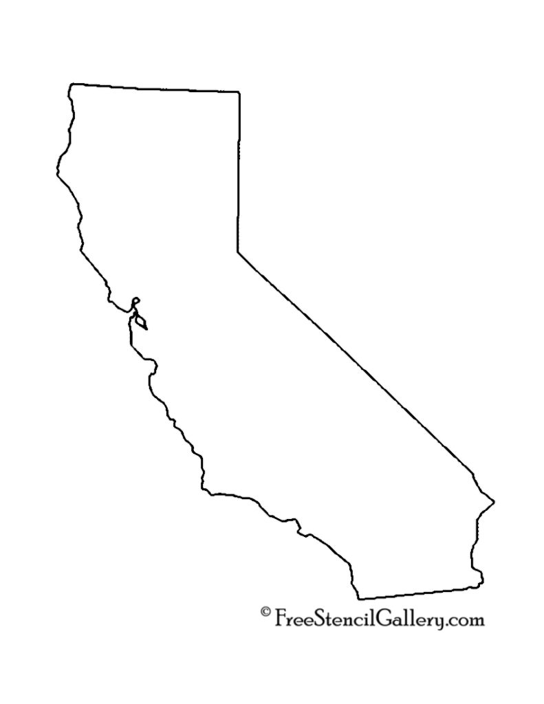 California Stencil | Free Stencil Gallery
