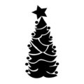 Christmas Tree Stencil 07