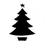 Christmas Tree Stencil 13