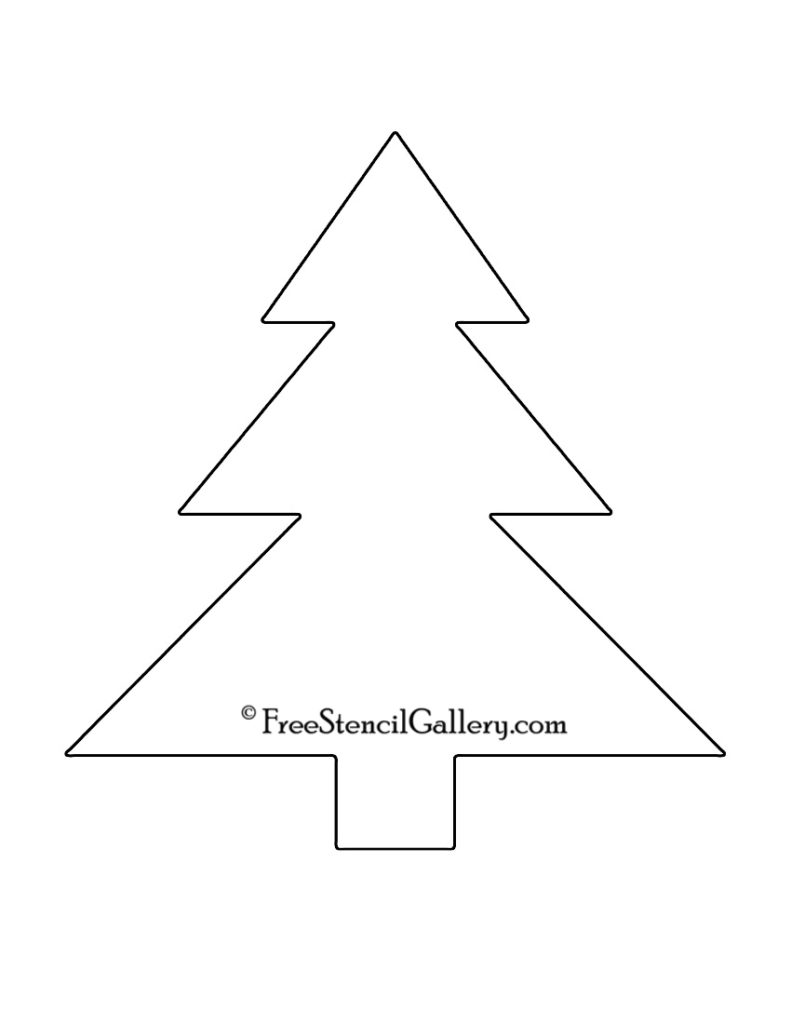 Christmas Tree Stencil 19 Free Stencil Gallery