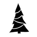 Christmas Tree Stencil 21