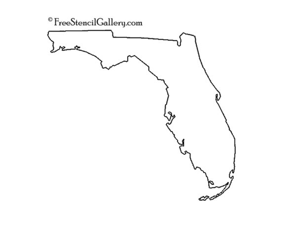 Florida Stencil | Free Stencil Gallery