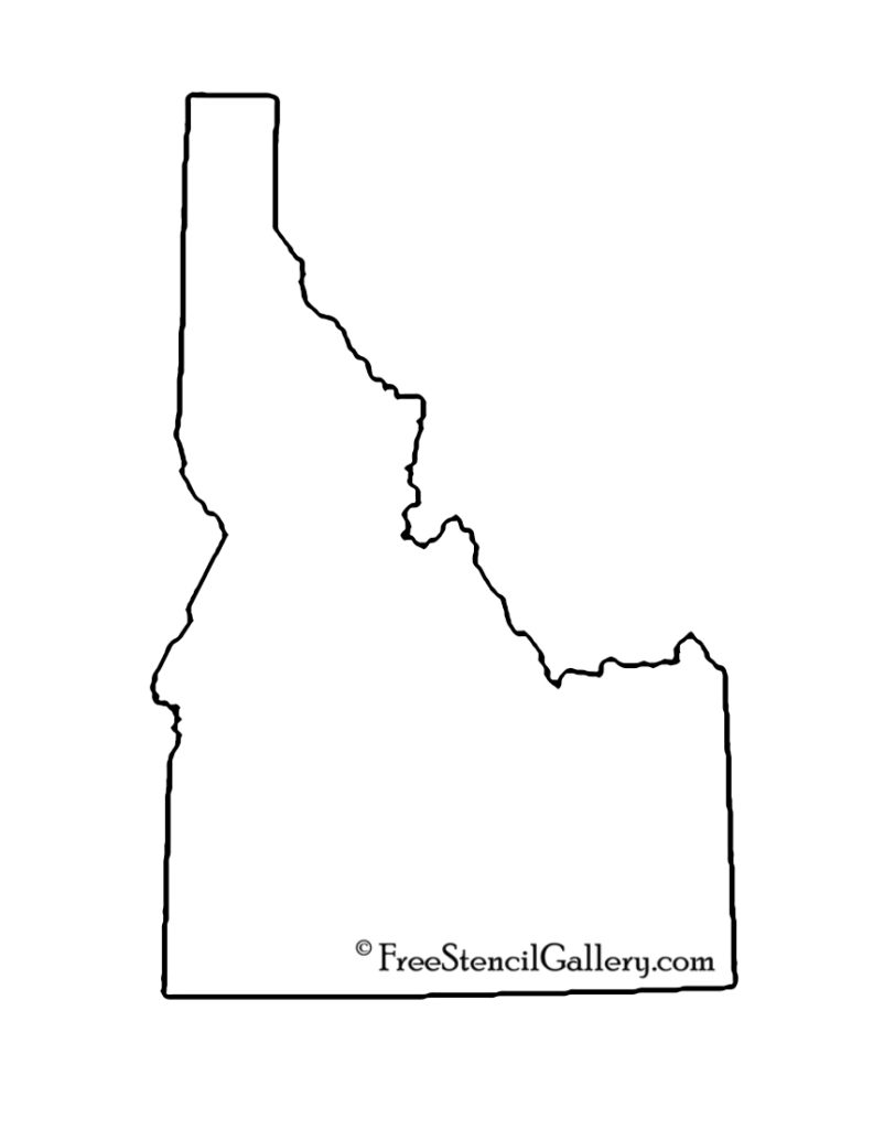 Idaho Stencil | Free Stencil Gallery