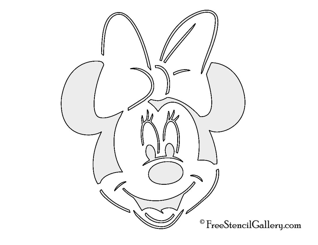 Minnie Mouse Stencil