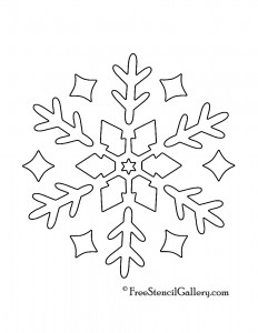 Snowflake Stencil 10 | Free Stencil Gallery