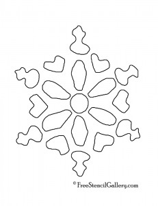 Snowflake Stencil 15 | Free Stencil Gallery