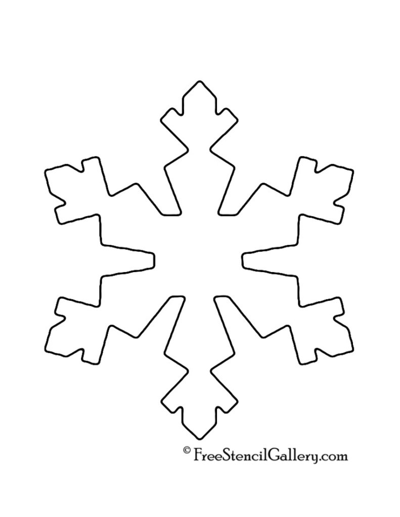 Snowflake Stencil 17 | Free Stencil Gallery