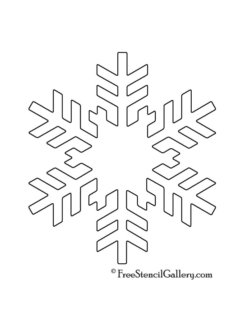 Snowflake Stencil 18 | Free Stencil Gallery