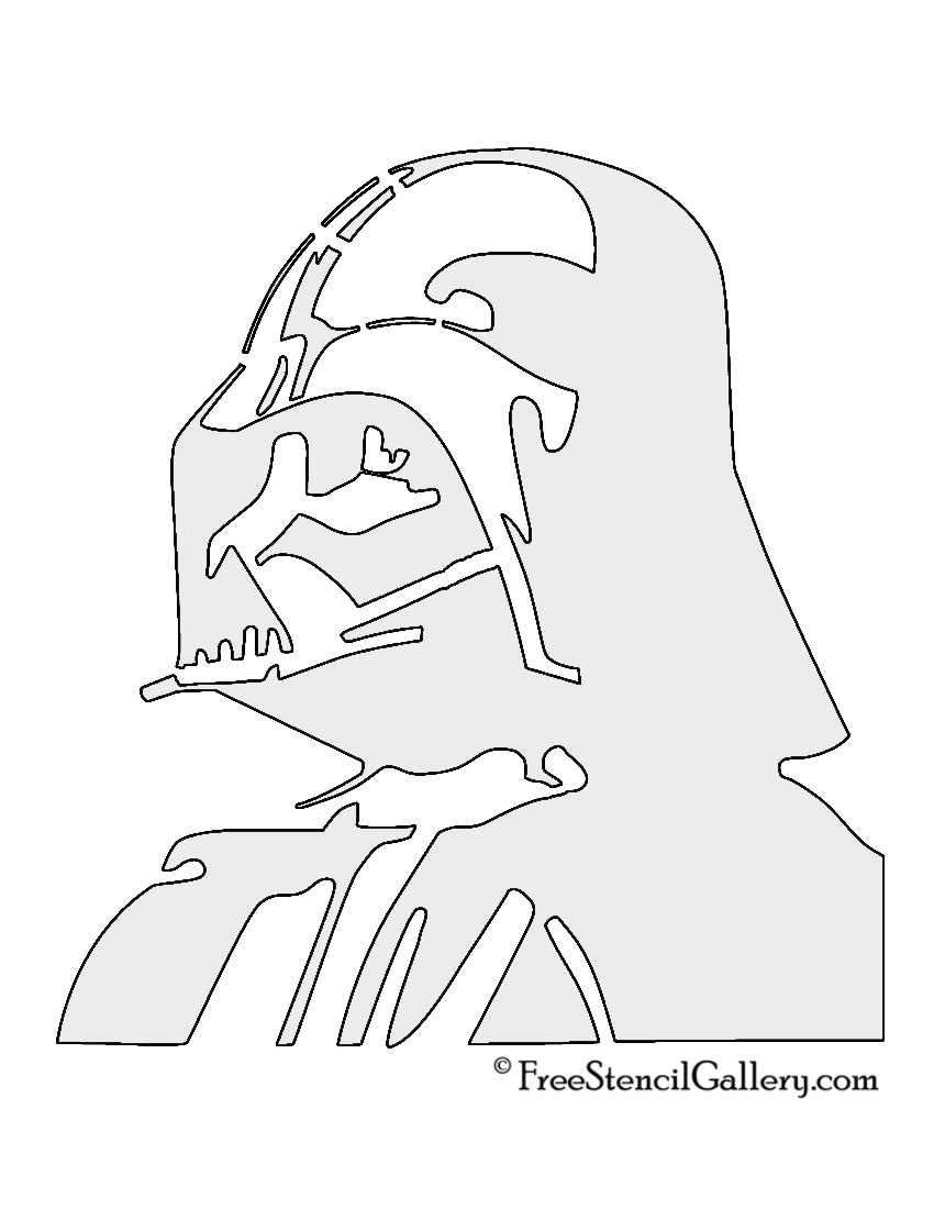 Darth Vader Stencil