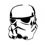Stormtrooper Helmet Stencil