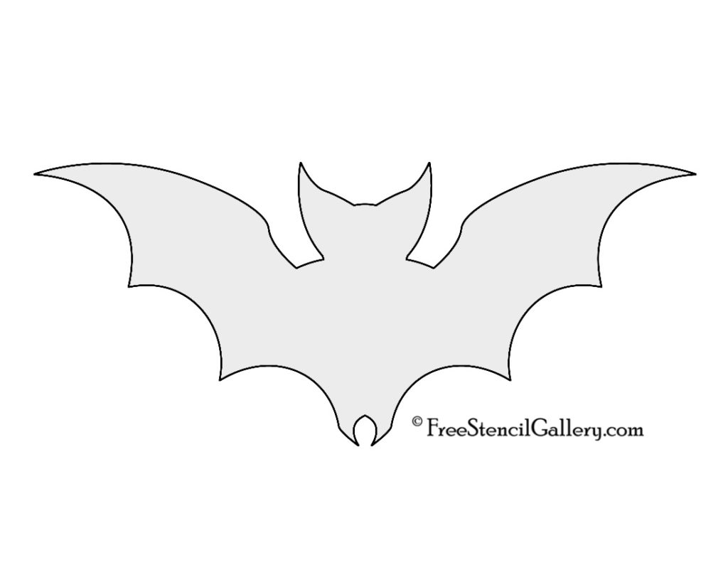 Bat Silhouette Stencil Free Stencil Gallery