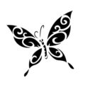 Butterfly Stencil 03