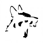Dog - German Shepherd Stencil