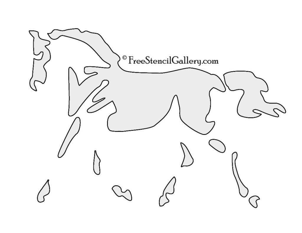 Horse Stencil Free Stencil Gallery