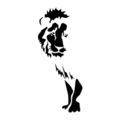 Lion Stencil 01
