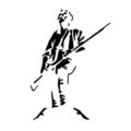 American Revolutionary Soldier Stencil