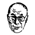 Dalai Lama Stencil