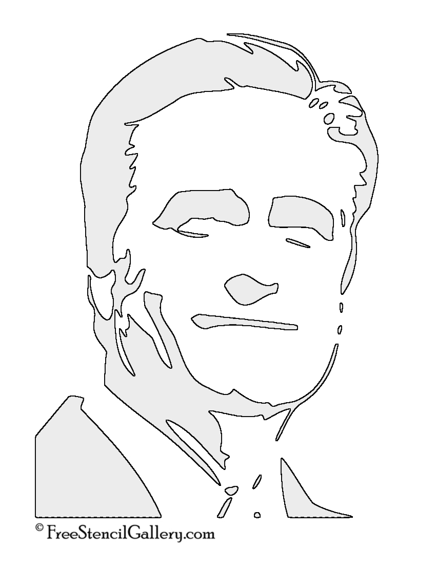 Mitt Romney Stencil