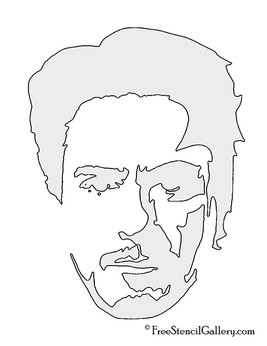 Tony Stark Stencil