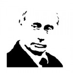 Vladimir Putin Stencil 01