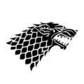 Game of Thrones - House Stark Sigil Stencil 2