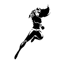 Black Widow Stencil