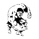 Hulk Stencil