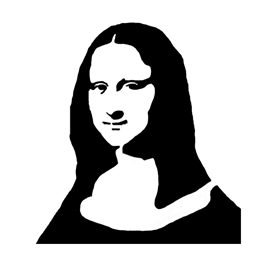 Mona Lisa Stencil