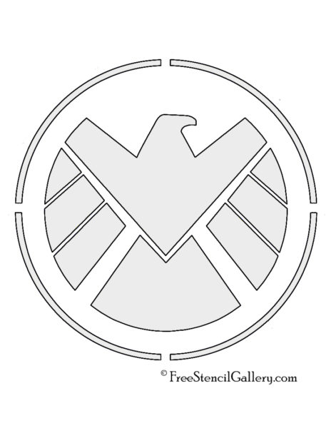 SHIELD Logo Stencil | Free Stencil Gallery